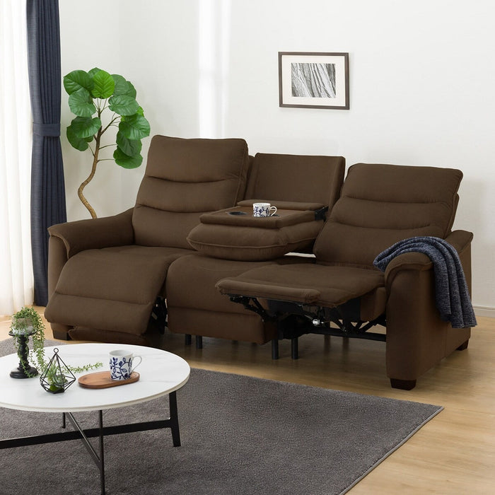 3P ELECTRIC SOFA N-BELIEVA 3 MICROFIBER BR
