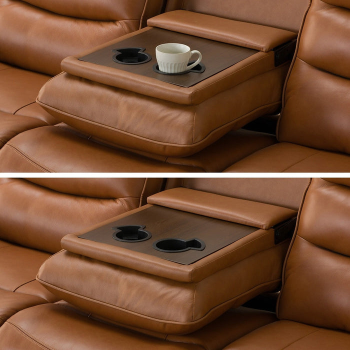 3P ELECTRIC SOFA N-BELIEVA 3 TK-LEATHER BR