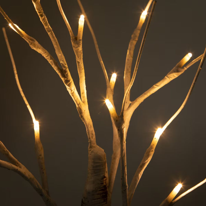 CHRISTMAS LED ORNAMENTS 40CM BIRCH TREE N3BF