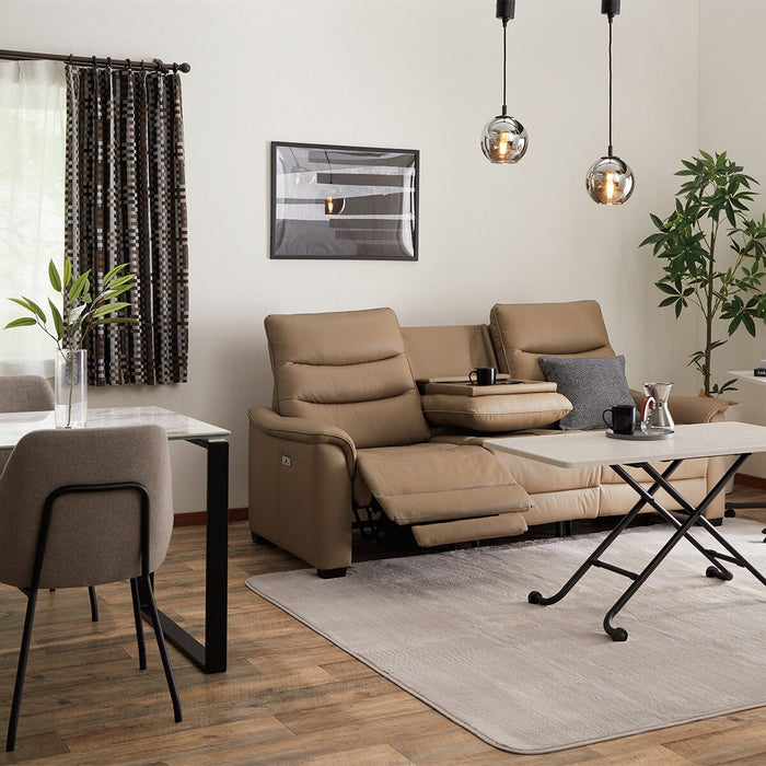 3P ELECTRIC SOFA N-BELIEVA 3 LEATHER MO