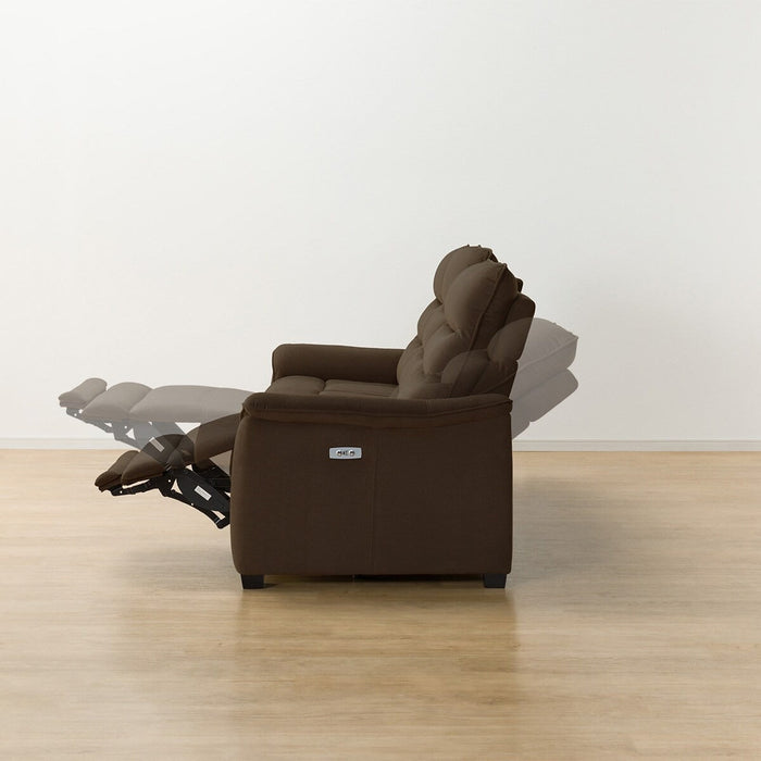 3P ELECTRIC SOFA N-BELIEVA 3 MICROFIBER BR