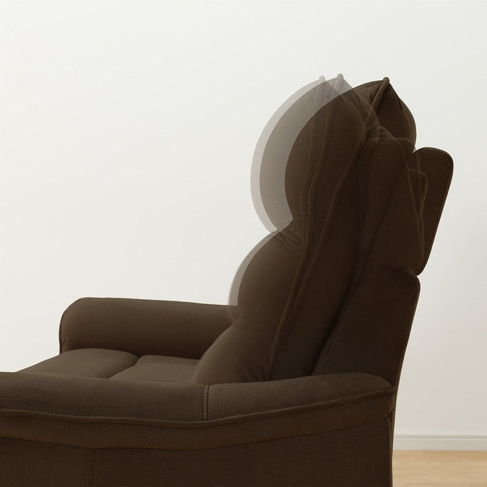 3P ELECTRIC SOFA N-BELIEVA 3 MICROFIBER BR