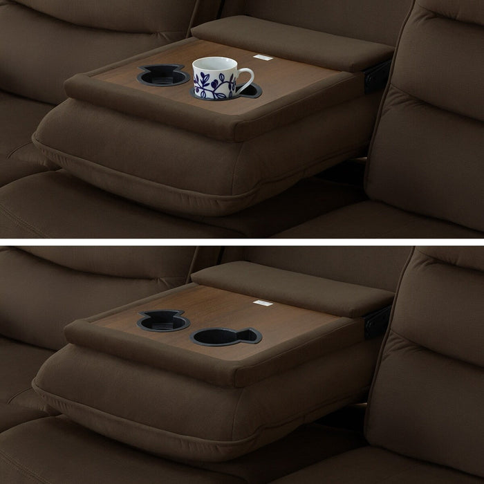3P ELECTRIC SOFA N-BELIEVA 3 MICROFIBER BR