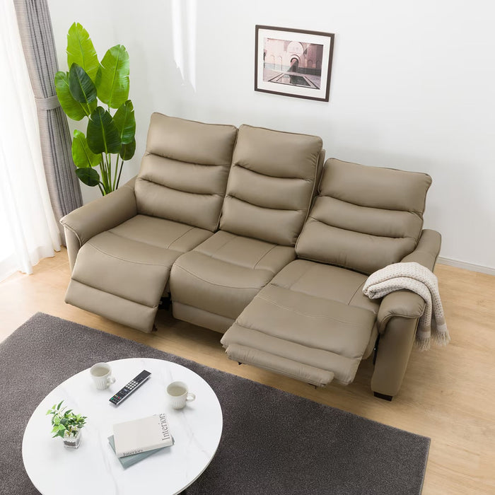 3P ELECTRIC SOFA N-BELIEVA 3 LEATHER MO