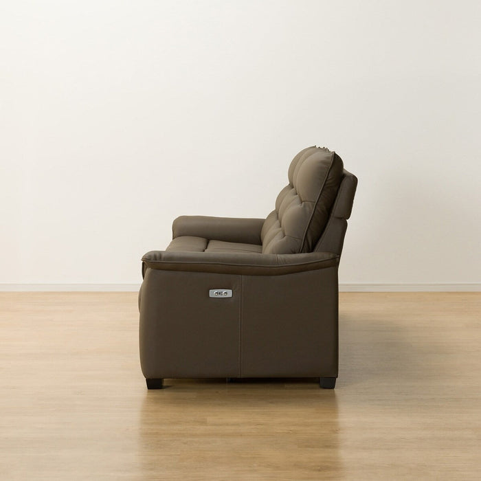 3P ELECTRIC SOFA N-BELIEVA 3 LEATHER BR