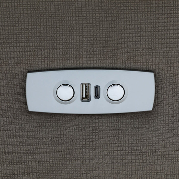 3P ELECTRIC SOFA N-BELIEVA 3 MICROFIBER GY