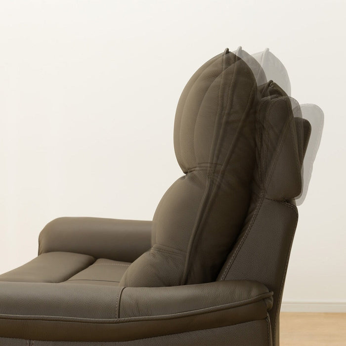 3P ELECTRIC SOFA N-BELIEVA 3 LEATHER BR