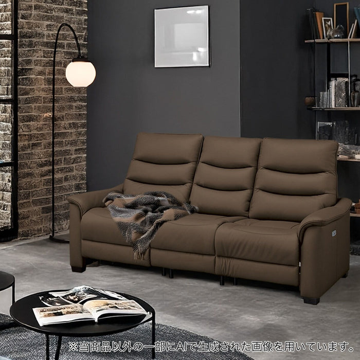 3P ELECTRIC SOFA N-BELIEVA 3 TK-LEATHER BR