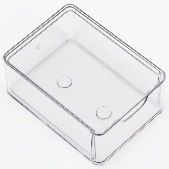 CLEAR COSMETIC ORGANIZER WITH DRAWER S IW