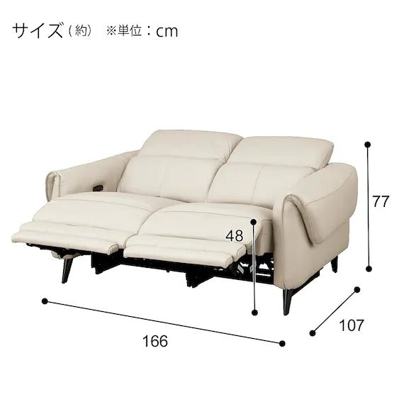 ELECTRIC 2P SOFA LS04 NW LBE