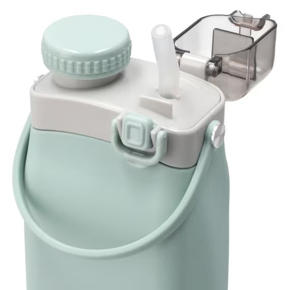 SILICONE FOLDING WATER BOTTLE 600ML TBL