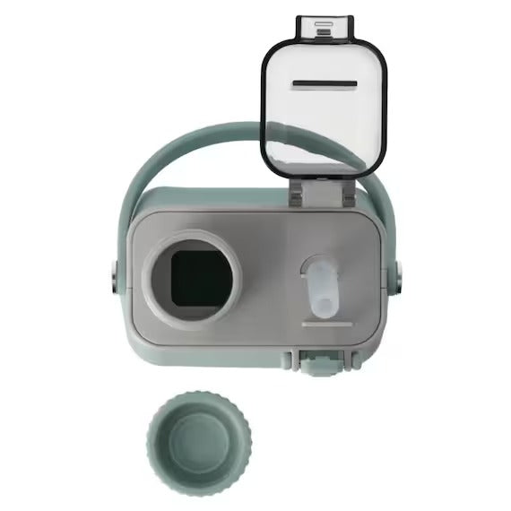 SILICONE FOLDING WATER BOTTLE 600ML TBL