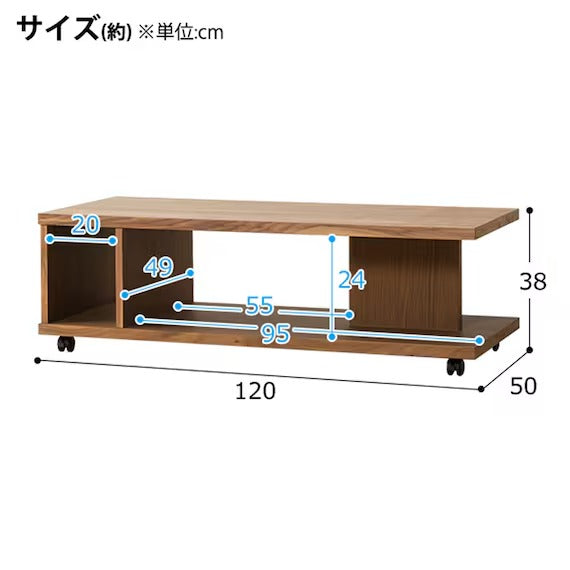 CENTERTABLE CONNECT120 MBR CASTER