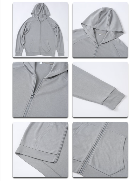 M SOFT HOODIE DGY XL