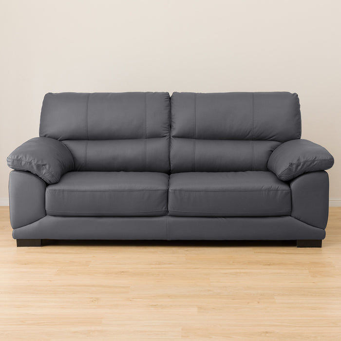 3S-SOFA WALL3-KD LEATHER-C1 GY