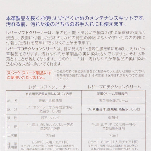 LEATHER CARE KIT 75ML