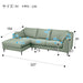 RIGHT ARM COUCH N-POCKET A15 DR-GGR