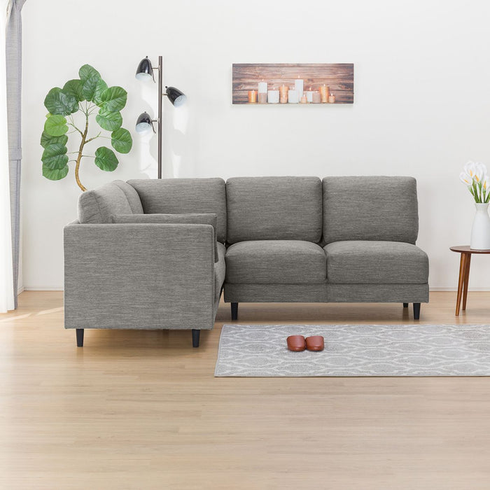 L-STYLE SOFASET CA10 DR-GY