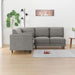 L-STYLE SOFASET CA10 DR-GY