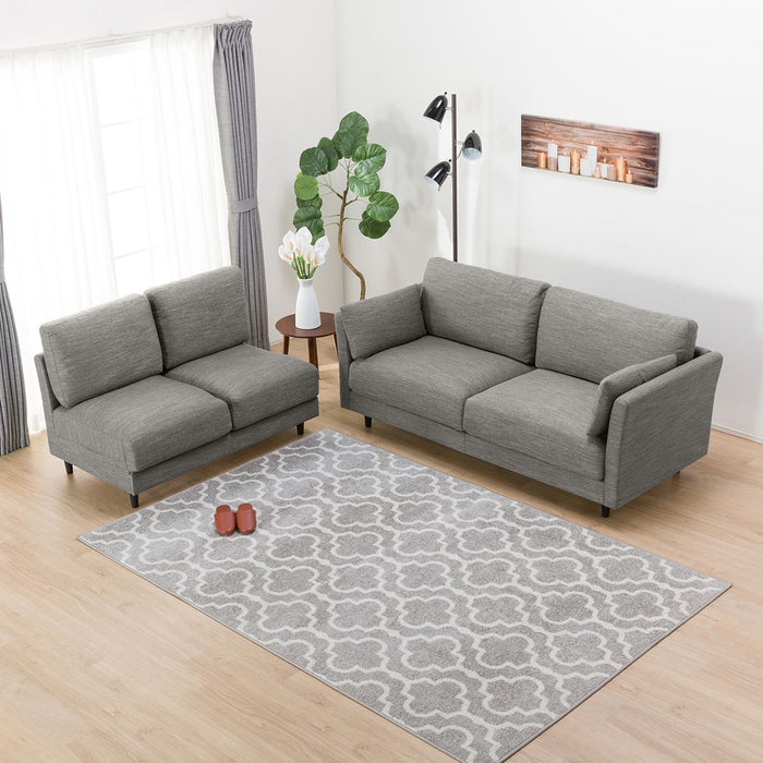 L-STYLE SOFASET CA10 DR-GY