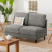 ARMLESS 2SEATER SOFA CA10 DR-GY