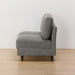 ARMLESS 2SEATER SOFA CA10 DR-GY