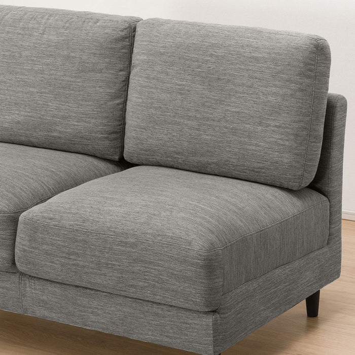 ARMLESS 2SEATER SOFA CA10 DR-GY