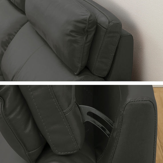 3P ELECTRIC SOFA CHERRYB SK GY