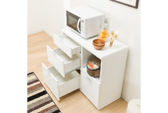 COUNTER ETONA 90CT WH/SI