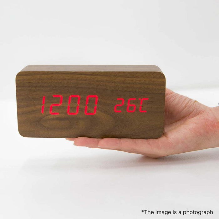 DIGITAL MULTIFUNCTION CLOCK HOLZ L