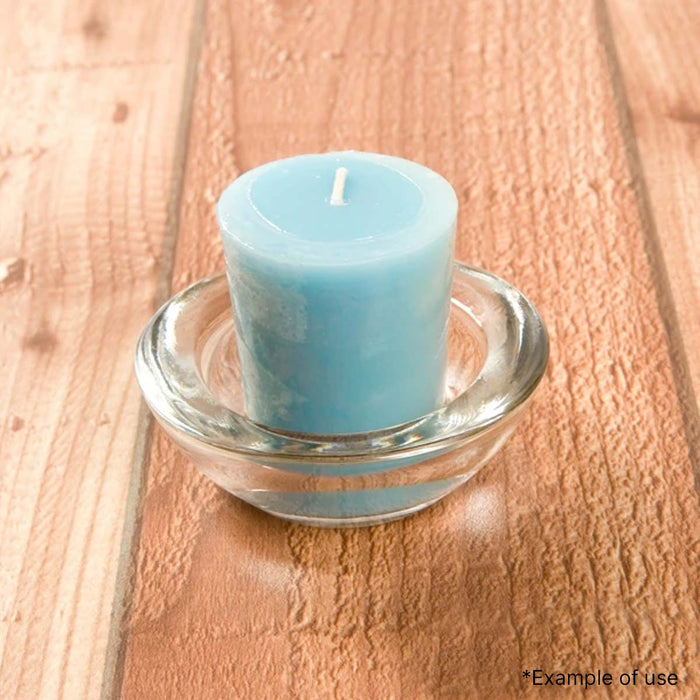 GLASS CANDLE HOLDER COL1