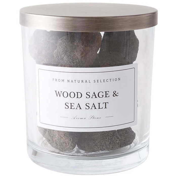 LAVA STONE DIFFUSER BK WOOD SAGE & SEA SALT