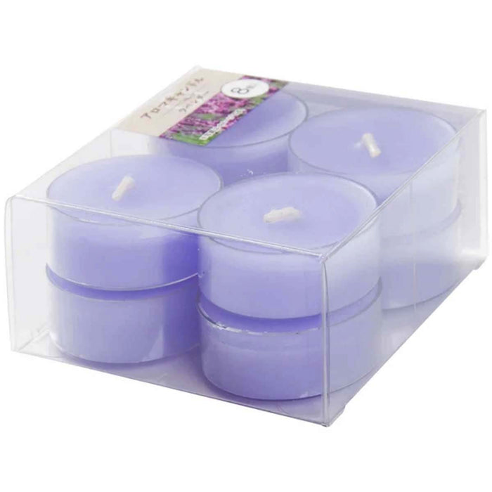 CANDLE TEALIGHT 8P LAVENDER