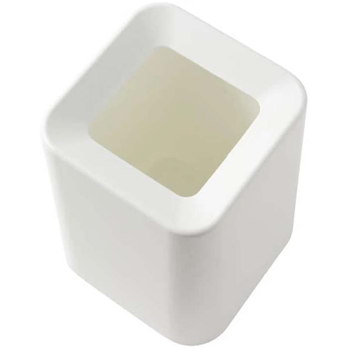 DUST BIN TUBELOR SQUARE MINI WH