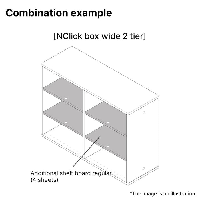 ADDITIONAL SHELF NCLICK BOX REG MBR2