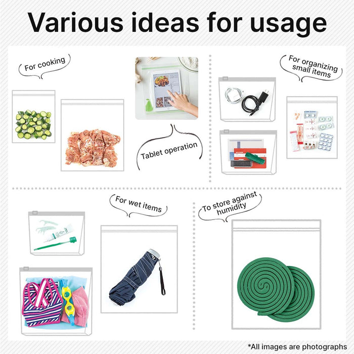 FREEZER BAG L 16PC POLAR BEAR WITH GUSSET