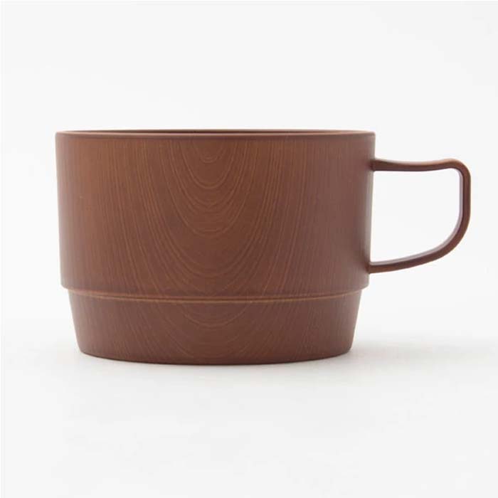 RESIN STACKING MUG WOODY STYLE