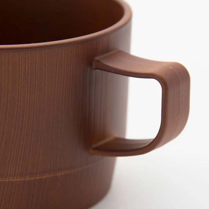 RESIN STACKING MUG WOODY STYLE