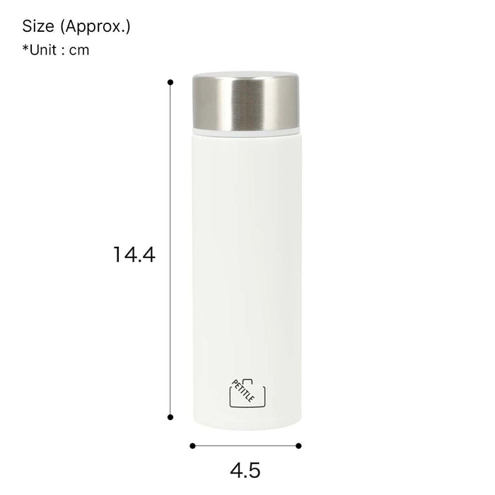 STAINLESS BOTTLE PETITLE 160ML WH