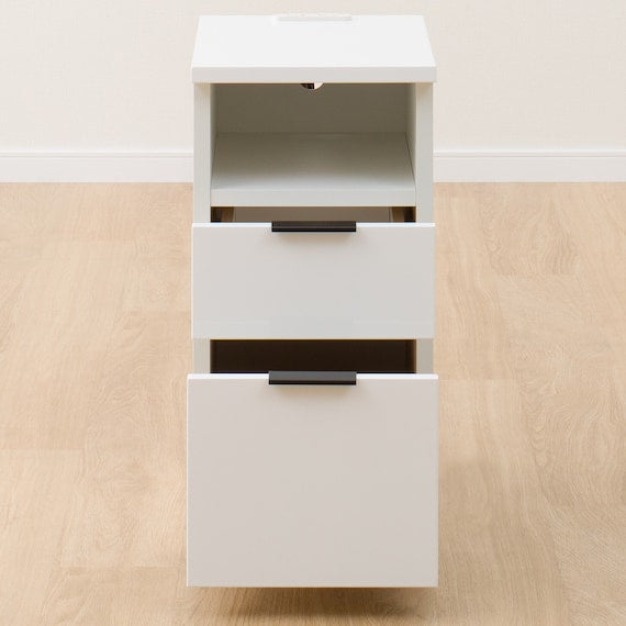<Dis>SIDE TABLE ETONA 30-2ST WH USB