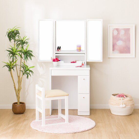 THREE-SIDED MIRROR VANITY ASEAN DR2 60 WH