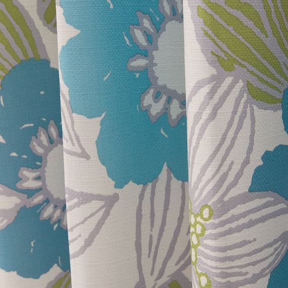 CURTAIN BLOMMA YGR 100X230X2