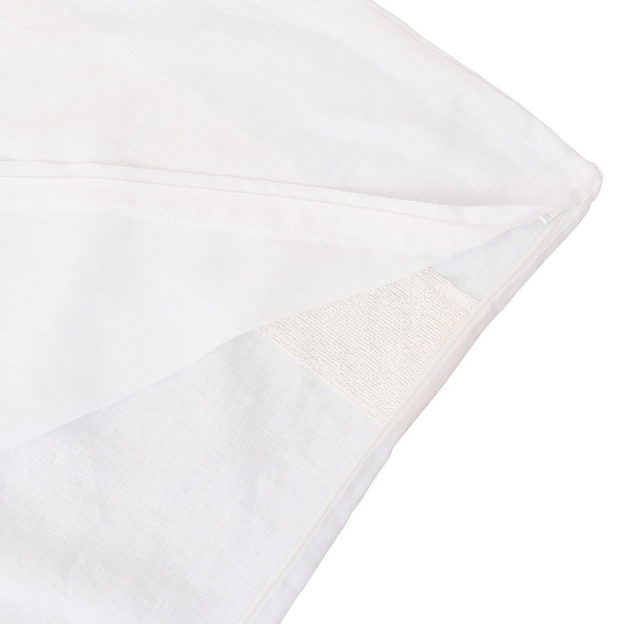 QUILTCOVER NGRIP LINEN WASH WH D