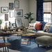 POUF SHELL DAMEGED DENIM