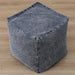 POUF SHELL DAMEGED DENIM
