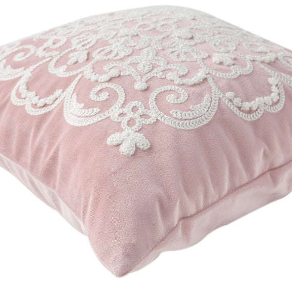 CUSHION COVER DAMASK PI