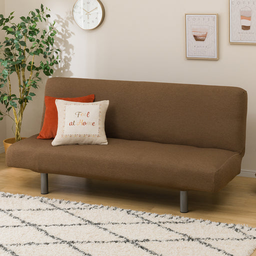 STRECH SOFABED COVER MOTTLE BR