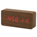 S712 LED WOODEN CLOCK