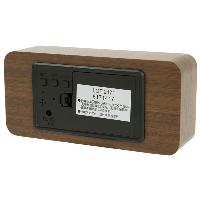 DIGITAL MULTIFUNCTION CLOCK HOLZ L