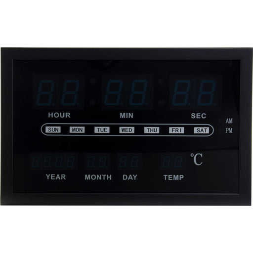 LED CLOCK JB-40403N BLUE